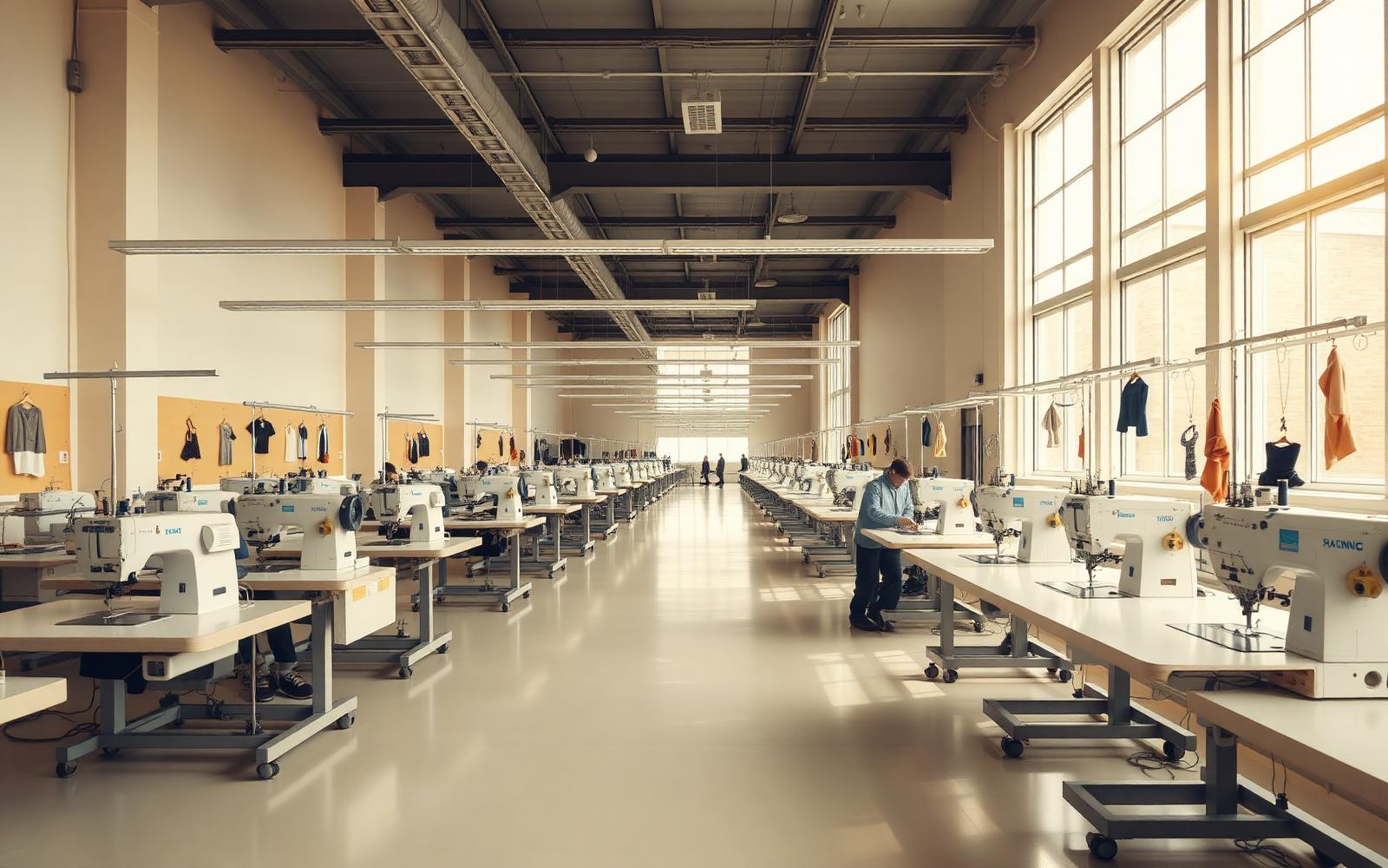 Xair Clothify factory floor in Malaysia